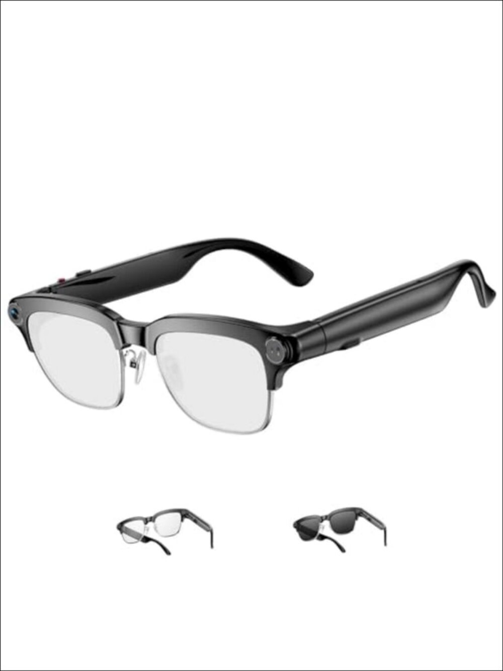 AI Smart Glasses 8MP Camera 1080P HD Video Translation Assistant Bluetooth